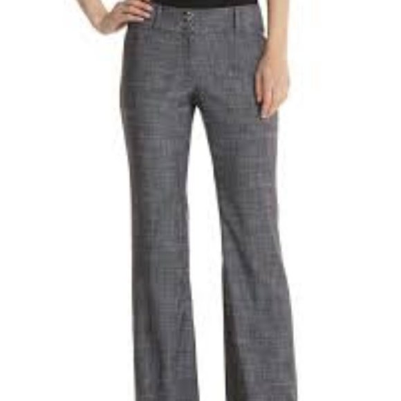 BCBGMAXAZRIA Kristen Grey Stripe 0 Dress Pants - Picture 1 of 8